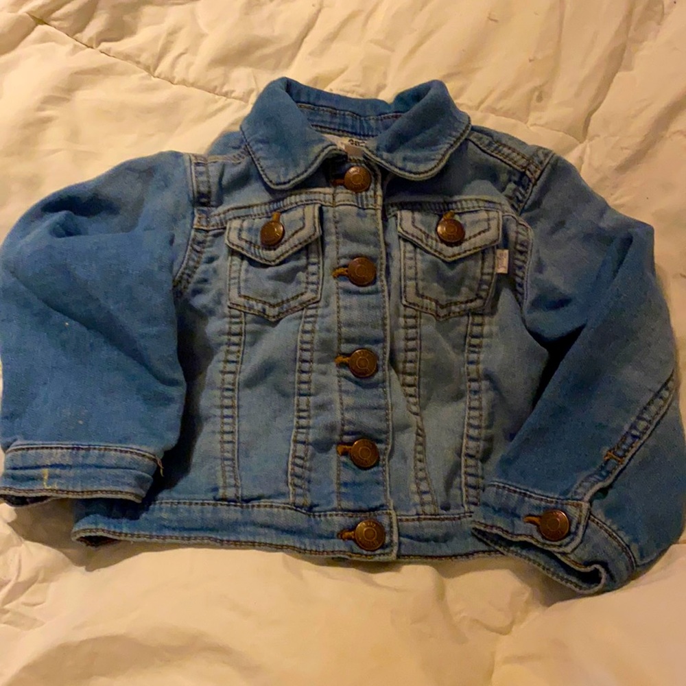 Denim jacket. 12-18 mth. Snap buttons